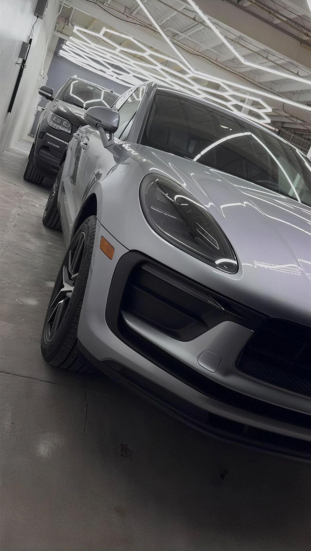 Porsche Macan repaired front end